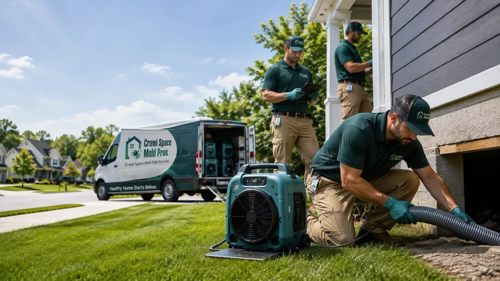 Crawl Space Mold Removal in Bowdle, SD
